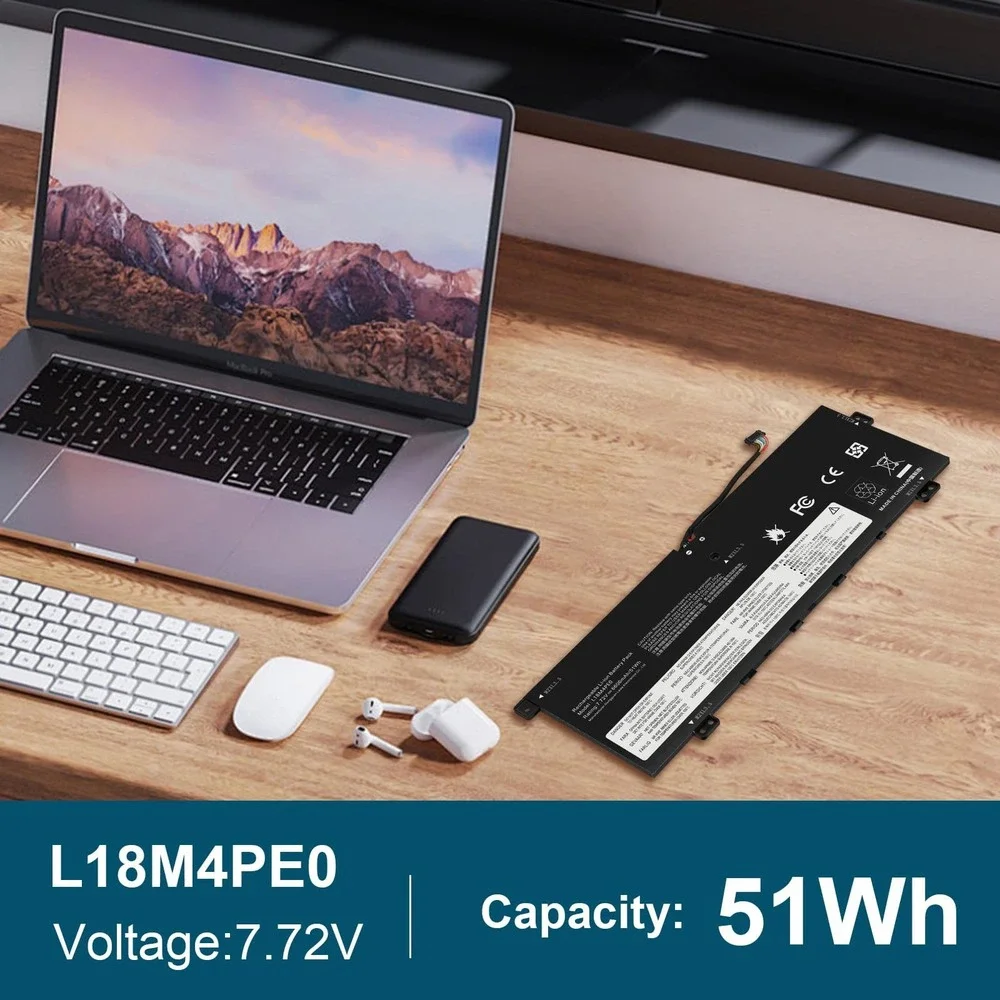 L18M4PE0 Battery for Lenovo Yoga C740-14 IML 7.72V 6606mAh 51Wh Li-ion New